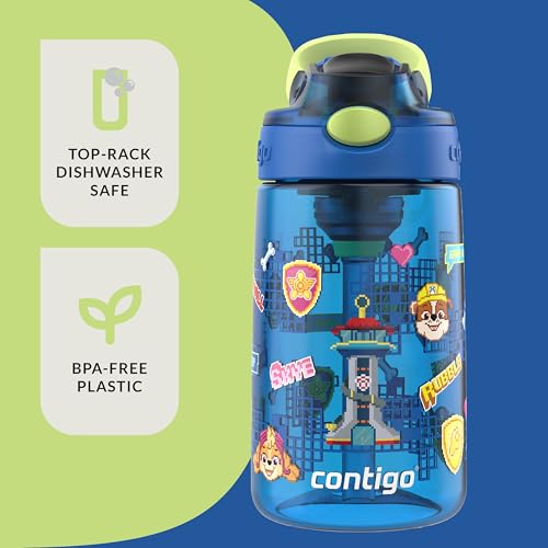 Contigo Aubrey Kids Water Bottle - color: Paw Patrol Power Pups, size: 14 oz (Pack of 1)