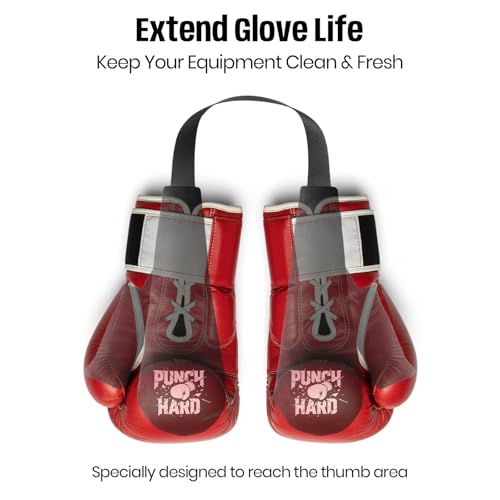 Calvana Boxing Glove Deodorizer Inserts – Thumb-Focused Odor & Moisture Absorber for Boxing Gloves, Gym Gear & Shoes, Ocean Fresh Scent