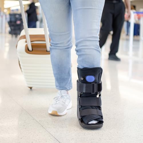 United Ortho USA14111 Short Air Cam Walker Fracture Boot, Extra Small, Black - size: Extra Small
