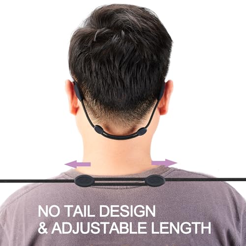 Glasses Strap for Ray-Ban Meta and Wide Frame Glasses –Adjustable Sunglasses Straps Cords for Men Women kids-Eye Glasses Holders Around Neck, Eyewear String Lanyard Retainer(3pcs 14in Black) - color: 3pcs Black