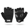Aegend Half-Finger Cycling Gloves, Anti-Slip Shock-Absorbing Padded Palm, Breathable Mesh for Biking, Fitness and Outdoor Activities (Black) - size: X-Large