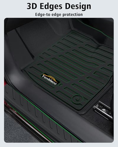 Floor Mats & Cargo Liner Custom Fit for Ford Escape Gas 2020-2025 2026 (NOT Fit Hybrid) All Weather TPE Rubber Trunk Mat Anti-Slip Full Set Automotive Floor Liners for Escape 2025 Accessories - size: For Ford Escape Gas 2020-2026