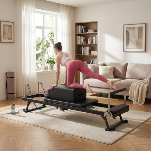 Pilates Reformer Sitting Box,Pilates Sit Boxs for Home Workout, Pilates Exercise Accessories for Pilates Refomer/Board, Posture Correction, and Rehabilitation Training