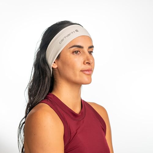 Carhartt Unisex-Adult Force UPF Lightweight Headband, Light Grey, One Size - color: Light Grey