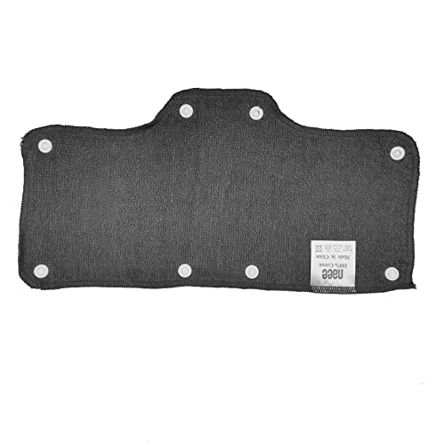 Dark Gray Sweatband for Hard Hat Washable Velvet Terry Cotton Hard Hat Liner NAEE snap on (6pcs) - color: Dark Gray