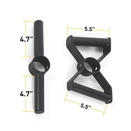Adjustable Kettlebell Handle,Heavy Duty Kettlebell Handle for Plates,Loading Pin with Double D-bar and T-bar for Olympic Weight Plates