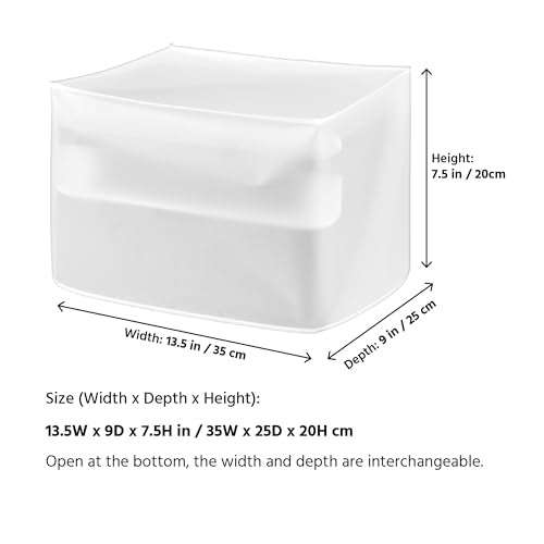 Printer Dust Cover See-Through Lightweight Waterproof Protective Case compatible with HP, EPSON,CANON, BROTHER, PIXMA -13W x9D x7H in - size: 13W x9D x7H