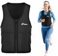 ZELUS Weighted Vest Woman, Adjustable Weighted Vest 1-10lb/ 1-15lb with Removable Z-Fit Soft Iron Weights, for Weight Loss Running Walking Rucking Strength Training, Reflective & Pocket Design - size: 10LB&L