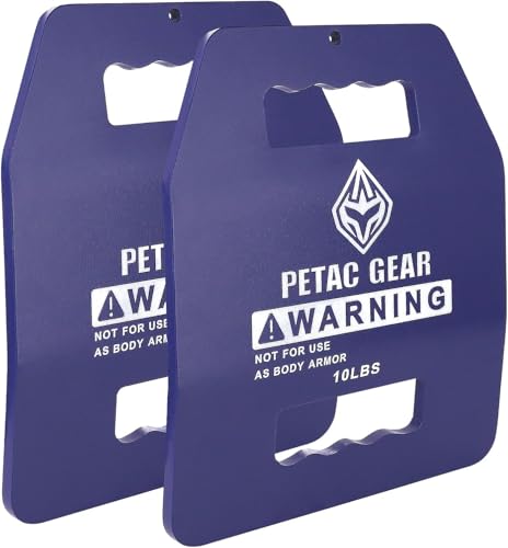 PETAC GEAR Tactical Weights Plates For Weighted Vest For Men Workout,5/10/15/20 LBS Weight Strength Training Vests Equipment Workout Gear - color: 10LB*2, size: Curved