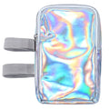 Carnival Leg Bag Holographic Thigh Bag with Adjustable Strap Leg Pouch Harness Women Summer Travel Hiking Pack(Silver,Leg Bag with Non-slip Pad) - color: Silver, style: Leg Bag With Non-slip Pad