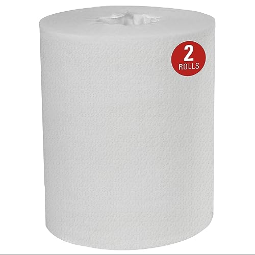 WypAll PowerClean WetTask Wipes for Solvents System (06006), Center-Pull, White, Refill Only (275 Sheets/Roll, 2 Rolls, 550 Sheet Total)