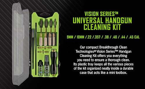 Breakthrough Clean Technologies Vision Series Universal Cleaning Kit - color: Multi, size: Universal Handgun