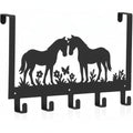 Reallnaive Horse Over the Door Hooks Bathroom Decor Hanger Wall Mount Rack Holder for Towel, Hat, Coat, Cloth, Keychain, Bag, Christmas Party Gift - style: Horse