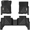 YITAMOTOR Floor Mats for Toyota Tacoma 2016-2023 Double Cab Automatic, Custom Fit All Weather Anti-Slip TPE Rubber Mat, Toyota Tacoma Accessories SR/SR5/TRD/Limited/Trail Floor Liner, 1st & 2nd Row - style: 2016-2023 | For Toyota Tacoma Double Cab Automat