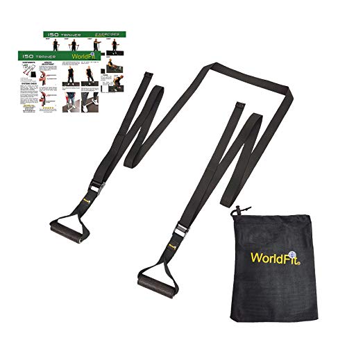 WorldFit ISO Trainer - Isometric Exercise for Strength Training, Stretching, Yoga, Pilates - a USA Company