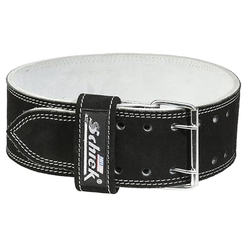 Schiek Sports Leather 6010 Competition Power Lifting Belt - 9 mm Suede Leather Gym Belt - Weightlifting Belt - size: XX-Large