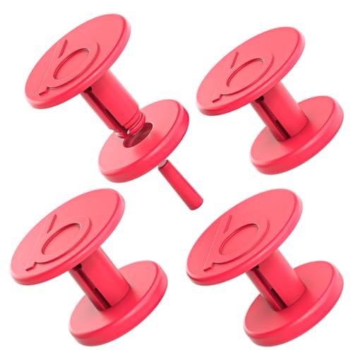 Replacement Buttons for Bogg Bag Handle Strap – Hard Plastic 3D “b” Rivets Match New Bogg Bag Style – You Red My Mind Color Fits Original, Baby, and Bitty Totes – Durable Replacement Accessories - color: 3D B You Red My Mind