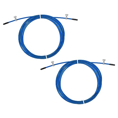 PATIKIL Speed Jump Rope Replacement Cable, Professional Skipping Rope Steel Wire Replace for High Speed Jump Ropes - color: Blue