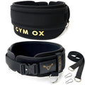 2-in-1 Weightlifting Belt & Dip Belt with Quick-Release Aluminum Buckle - Hybrid Squat Belt for Core Support & Weighted Pull Up Belt with High-Strength Strap - Heavy Duty Neoprene Gym Belt for Men & Women - size: S (24"- 27.5")