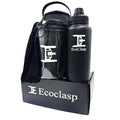 Magnetic Gym Bag Water Bottle Holder Small Gym Bag for Men, Gym Gifts, 11LB Strong Grip Waterproof 900D - color: Black Suit
