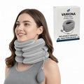 FDA Registered Neck Traction Device for Pain Relief – Inflatable Cervical Neck Stretcher for Home Use, Adjustable Support for Neck Stiffness & Posture, Fits 12"–17" Neck Size