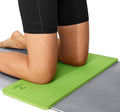 IUGA Yoga Knee Pads Cushion Non-Slip Knee Mat for Elbows Wrist Pain in Yoga Planks Floor Exercises Portable Extra-thick Cushioning - color: Green