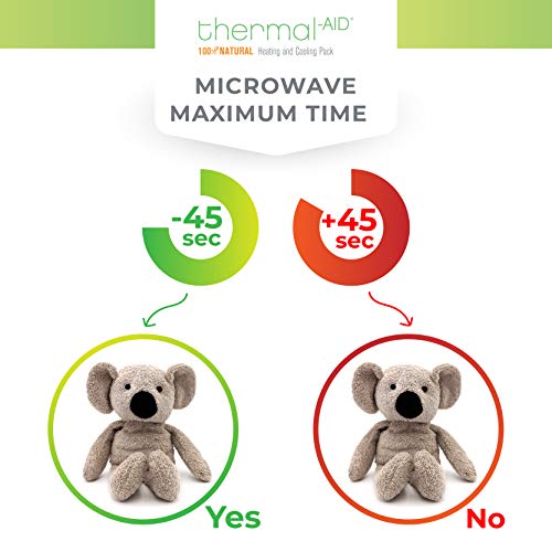 Thermal-Aid® (Olli The Koala) – Washable Heating Pad & Ice Pack – Plush Hot/Cold Pack with Natural Corn Filling – Reusable Comfort - size: Zoo Koala