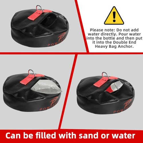 Double End Heavy Bag Anchor：Heavy-Duty Floor Anchor for Boxing Bags - Punching Bag Stand Weight Boxing Accessories Core Training Weight Bag for Gym Home