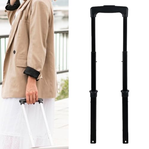 MagiDeal Suitcase Telescopic Handle,Pull Out Rod Stylish Daily Usage Replacement Accessories Spare Parts for Travel Case,Traveling Bag, Black