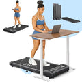 THERUN Walking Pad Treadmill Under Desk, Portable Treadmill with APP for Home and Office,LED Display, Small Walking Pad with 2.5 HP and 265 lbs Capacity