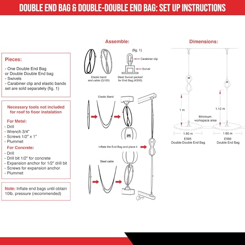CLETO REYES Spheric Double End Punching Bag for Boxing Workout Practice Gym Training Equipment, MMA, Kickboxing, Muay Thai, Black