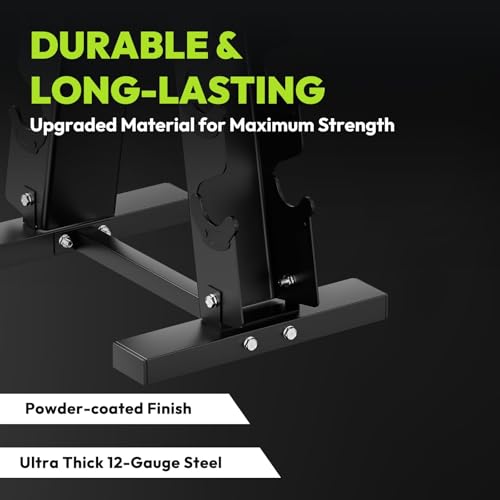 HANDBODE A-Frame Dumbbell Rack | Ideal for home gym, space-saving triangular frame, heavy-duty steel, holds multiple dumbbells securely - color: 1 X 6-Tier A-Frame