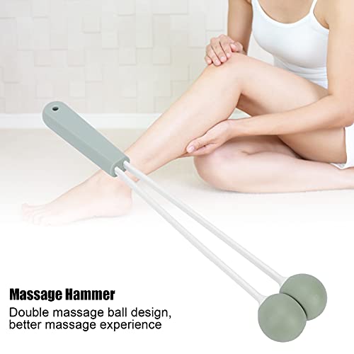 YUYTE Handheld Massage Hammer, Manual Massage Hammer Tool Massage Hammer Stick Silicone Fitness Percussion Massager for Muscle Neck arms Legs Back Shoulder