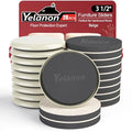 Yelanon Furniture Sliders, 20pcs-3 1/2” Felt Furniture Sliders for Carpet, Furniture Pads Hardwoods Floors, Heavy Furniture Movers Sliders, Reusable Moving Pads, Floor Protectors for Carpet - size: 10pcs 3.5'' sliders & 10pcs 3.5'' felt sliders