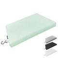 Gooo&Ma Shower Cushion, Non-Slip Air Fiber Bath Pad, Green | Waterproof, 3D mesh quick-dry, hook, for shower bench/chair, elderly & pregnancy, 16"x12"x2", washable - color: Green
