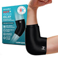 HoMedics Hot and Cold Relief Gel Elbow Sleeve, Heat or Ice Therapy for Sore Elbows and Joints, Soft-Touch Stretch Fabric, Contoured Hydrogel Design for Comfort and Relaxation - style: Elbow