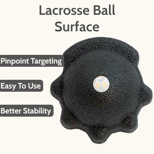 Rollga ACTIVATOR - The Better Massage Ball for Myofascial Release, Trigger Point Therapy, Acupoint & Yoga. Foot Massage, Physical Therapy & Lacrosse Ball in One. 3 Surfaces for Advanced Muscle Release