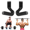 Neutral Grip Pull Up Handles - Heavy Duty Multi-Purpose Handles for Pull Ups & Deadlifts - Ergonomic Workout Handles & Exercise Machine Attachments with Premium Grips - style: 45°hook handle