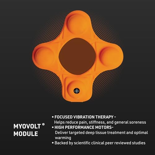 McDavid Myovolt Vibration Compression Back Wrap, Helps Reduce Pain, Stiffness, Soreness & Aid Muscle Recovery, Delivers Targeted Deep Tissue Treatment