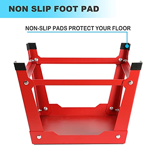 12 Inch Plyometric Platform Box Red Step Up Box Exercise Jump Box Gym Step Up Platform Fitness Jump Box Step Stool Exercise Jumping Box Step Stool Workout Exercise Fit Training