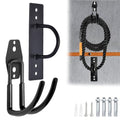 Heavy Duty Battle Rope Anchor Kit Wall Mount | Wall Anchor & Storage Hook for 30-50FT 1-2.5 Inch Battle Ropes, Multi-Functional Wall Bracket for Home Commercial Gym Garage - size: Small