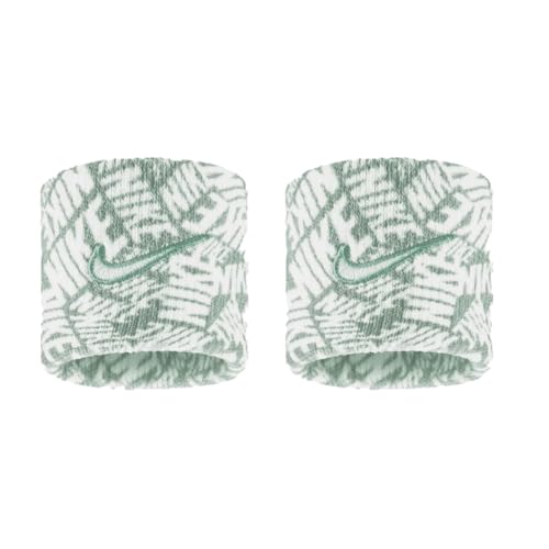 NIKE Premier Swoosh Singlewide Wristbands -Soft, Moisture-Wicking (1 Pair, 2.5" Wide) - color: Cannon