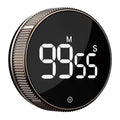 BlueSnail Kitchen Timer with LED Digital Display Smart Efficana for Home Classroom Gym Office, Volume and Brightness Adjustable Productivity Timer (Guncolor) - color: Guncolor