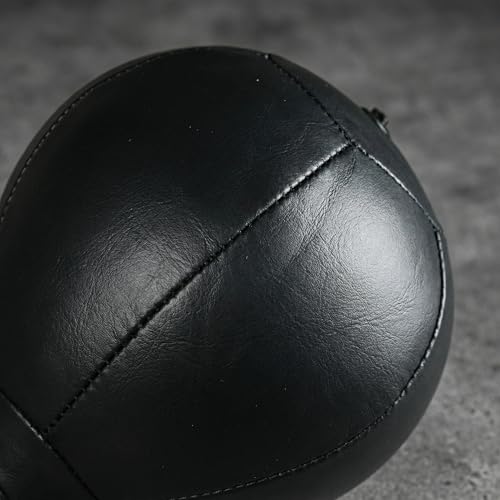 Free Standing Reflex Ball Speed Bag for Boxers and Fitness Enthusiasts - Adjustable Height 57.4"-75.9", PU Ball, Thicken Suction Cup Base