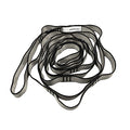 Aerial Yoga Hammock Daisy Chains Strap, Strong 22kN Adjustable with 10 Loops, No Stretch, Climbing Strap Nylon Chain Sling FOR Aerial Yoga,Swing, Hammock, Suspension, Exercise - color: Grey