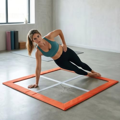 Square Training Equipment Folding Flexibility Agility Ladder Trainer Equipment Speed Training Fitness Ladder for Outdoor Indoor Home