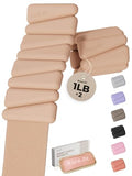 Pilates Weight | Wrist & Ankle Weights for Women | Weighted Bangles | 1LB/ 2LB Each (Set of 2) - color: Sand, size: 1 LB