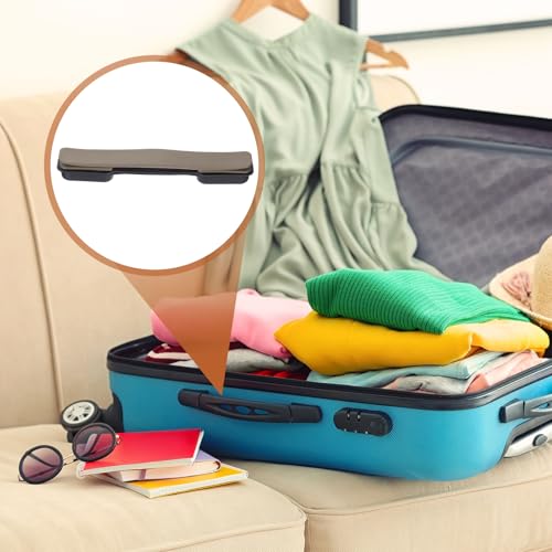 uxcell 2 Pcs Luggage Handle Replacement 8.5 Inch Suitcase Handle Carry Strap Plastic Pull Handle Grip Luggage Replacement Parts with Screws for Suitcase Box Luggage Case, Brown - color: Brown