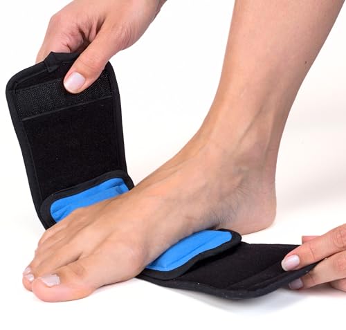 NatraCure Cold Therapy Wrap w/ 20" Strap - 2 Pack (Small Reusable Gel Ice Pack Compress for Injuries and Pain Relief, Hand, Arch of Foot, Wrist, Elbow, Arthritis, Neuropathy) - 715-20 CAT2PK