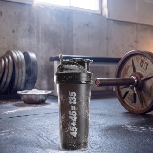 Hydra Cup ShakerShark - 2 Pack 28 oz Protein Shaker Bottles for Protein Mixes with 2 Weighted Wire Whisks, Leak Proof Shaker Cups for Protein Shakes and Pre Workout (Leg Day/45) - color: Leg Day/45+45